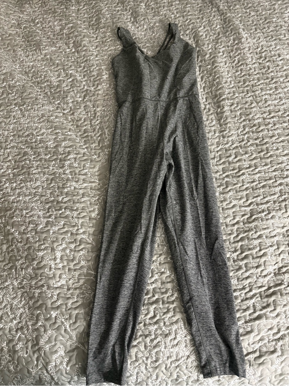 Women's Sleeveless Grey Jumpsuit